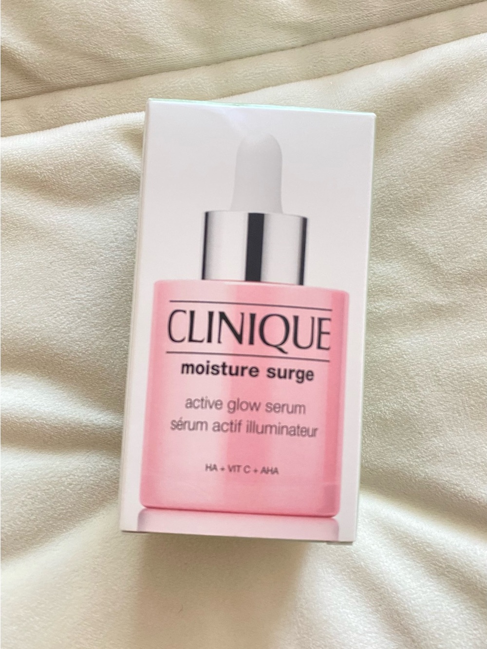 Clinique Moisture Surge Active Glow Serum - Pink & Silver
